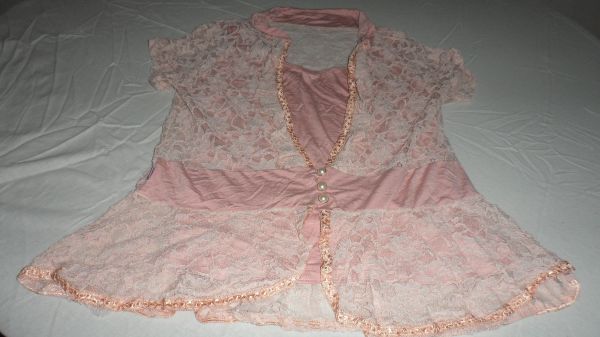 blusa com renda tamanho G
